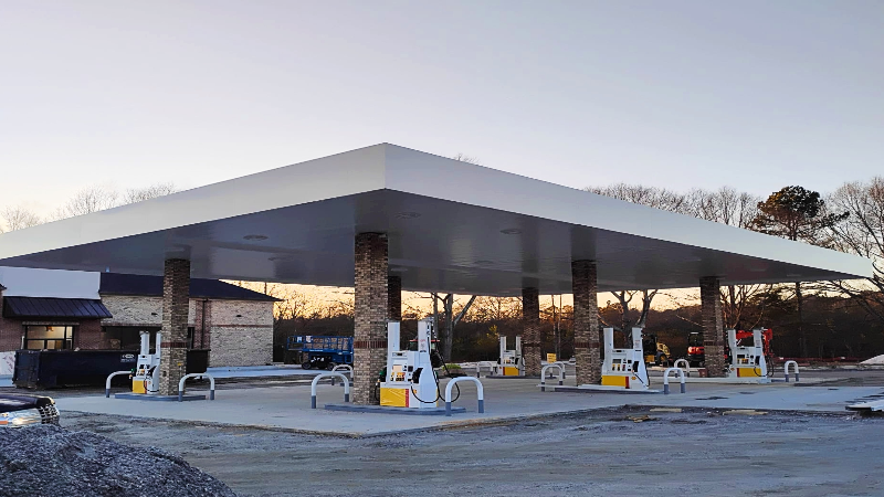 How a Fuel Station Canopy Enhances Convenience and Safety