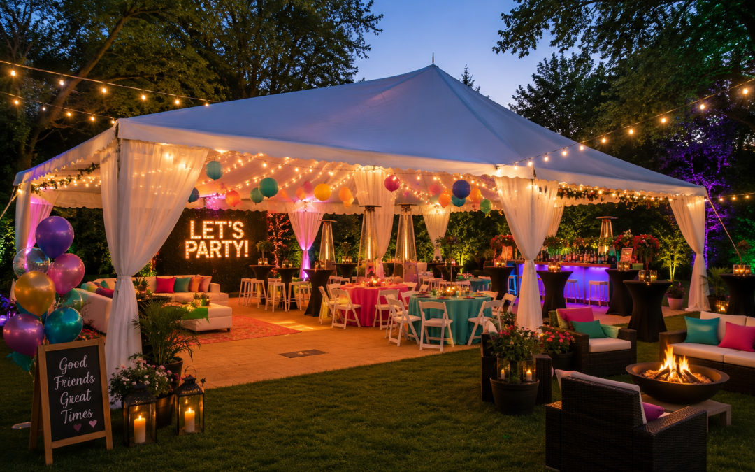 Make Outdoor Parties Stress Free by Relying on Tents On Rent in Shreveport Louisiana